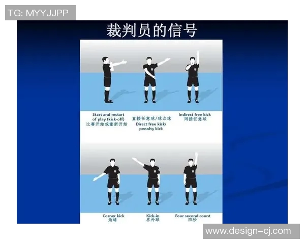 全面解析最新足球裁判手势图解助你轻松理解比赛规则与裁判信号